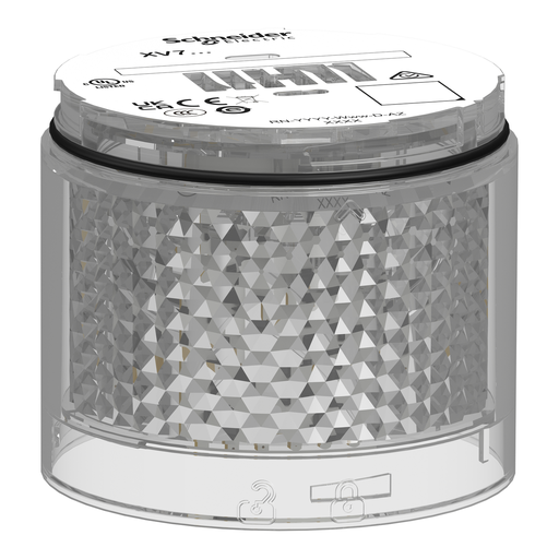 Mayer-DDS-Light Module, Harmony XVB7 Modular Tower Light, White, Ø70mm, Flashing, Colored Lens-1