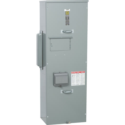 Mayer-DDS-Main fusible (Class T) switch unit, EZ Meter-Pak, 800A, 120/240VAC, 1ph/3W, 800A bus, OH/UG, Type 3R-1