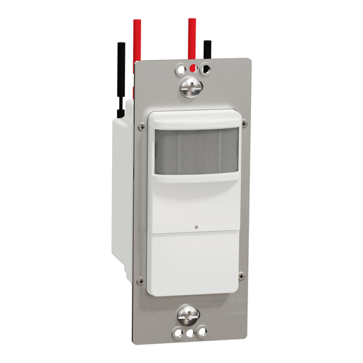 SQR73101WH - Occupancy sensor, X Series, PIR, single pole, 1 way, white, matte finish