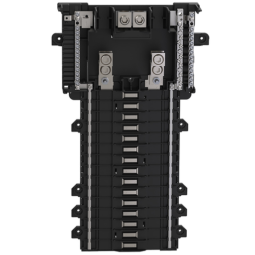 Mayer-DDS-Load center accessory, QO, mounting base, 1 phase, 30 spaces, 200A main lugs, PoN, double lugs, OEM-2