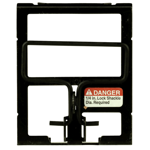 Mayer-DDS-Mini circuit breaker accessory, Homeline, handle padlock attachment, 80A to 125A, 2 pole std breakers, on/off lock-2