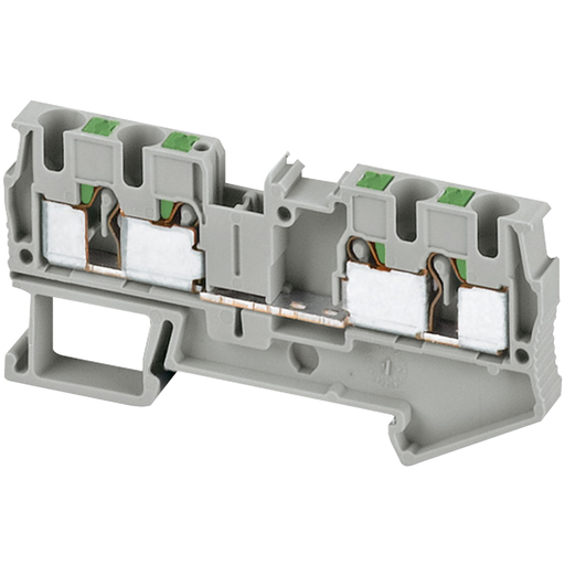 Mayer-DDS-Terminal block, Linergy TR, push-in type, feed through, 4 points, 4mm², grey, set of 50-1