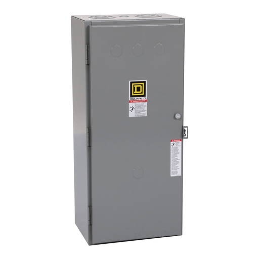 8903SQG2V02 - Contactor, Type S, multipole lighting, electrically held, 100A, 3 pole, 110/120VAC 50/60Hz coil, NEMA 1