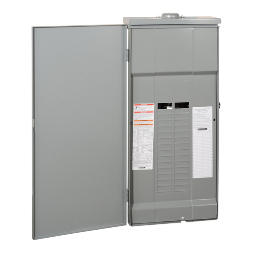 Mayer-DDS-Load center, Homeline, 1 phase, 30 spaces, 60 circuits, 225A convertible main lugs, PoN, NEMA3R-2