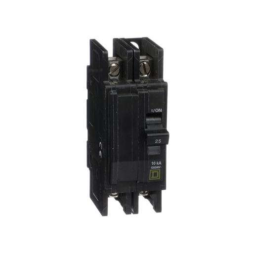 Picture of QOU225 - Mini circuit breaker, QOU, 25A, 2 pole, 120/240VAC, 10kA