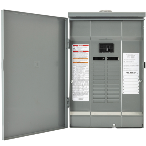 Mayer-DDS-Load center, QO, 1 phase, 12 spaces, 24 circuits, 100A convertible main breaker, PoN, NEMA3R-2