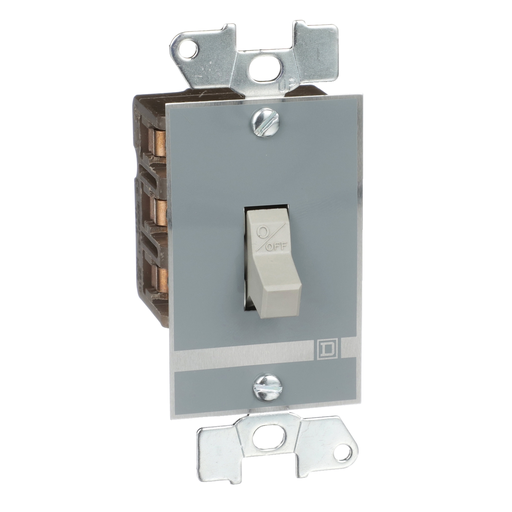 Mayer-DDS-Switch, manual, 30A, 2 pole, 3 HP at 575 VAC, single phase, toggle operated, no indicator, open style-2