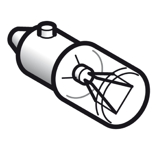 Mayer-DDS-Incandescent bulb, Harmony XB4, BA9s, clear, 2.6W, 24V AC/DC-1