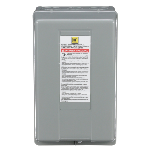 Mayer-DDS-Contactor, Definite Purpose, enclosure, for 8910DPA 50A contactors, NEMA 1-2