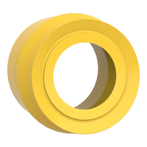 Mayer-DDS-Bellow seal, Harmony XB4, silicone, yellow, for emergency stop to switching off function, for harsh environments-2