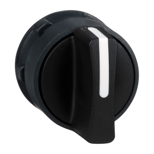Mayer-DDS-Harmony, 22mm Push Button, selector switch operating head, 2 position, maintained, black, unmarked-2