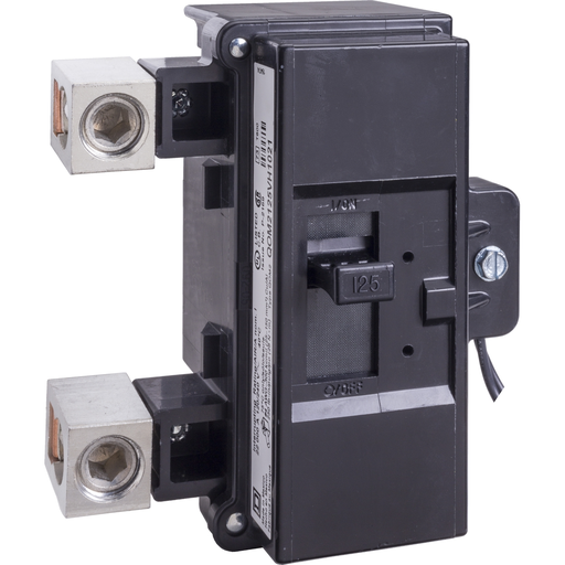 Mayer-DDS-Main breaker, QO, 125A, 2 pole, 120/240VAC, 22kA, bolt on, AC shunt-1