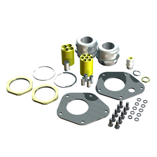 Mayer-DDS-cable bush, Lexium P, T, with lids and fasteners-1