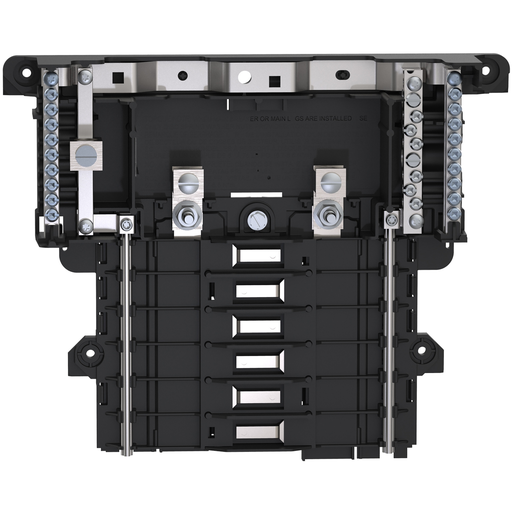 Mayer-DDS-Load center interior, QO, mounting base, 1 phase, 12 spaces, 125A main lugs, PoN, OEM, neutral busbar-2