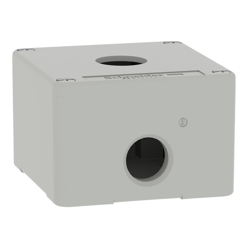 Mayer-DDS-Die cast empty control station, Harmony XAP, XB2 SL, zinc alloy, grey, M20, 1 cut out 22mm, 80x80x51,5mm, UL cULus-2