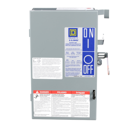 Mayer-DDS-Plug-in unit, I-Line Busway, fusible, 60A, 240VAC, 3 pole, 3 fuse + G, plug in connection-2