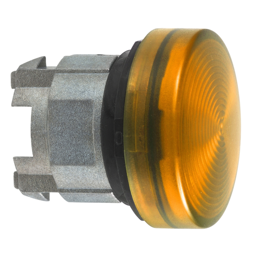Mayer-DDS-Head for pilot light, Harmony XB4, orange 22mm with grooved lens BA9s bulb-1