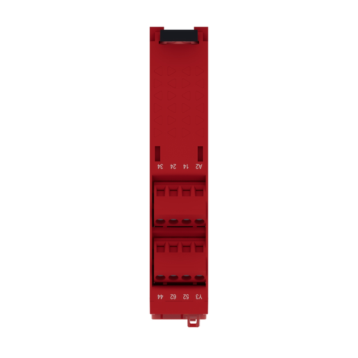 Mayer-DDS-safety module, Harmony XPS, estop or guard, connected to supply terminals 24V AC or DC , no inputs, screw-2