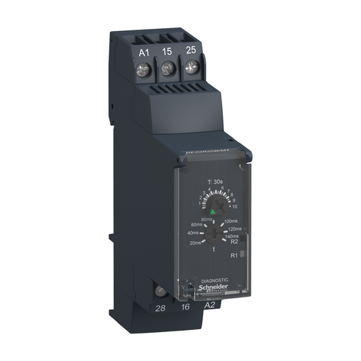 Mayer-DDS-single function relay, Harmony Timer Relays, 8A, 2CO, 0.3...30s, star delta, 380...415V AC DC-1