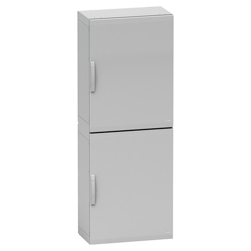 Mayer-DDS-Floor standing polyester enclosure, PanelSeT PLA, plain door, completely sealed, 2000x750x420mm, IP65, IK10-2