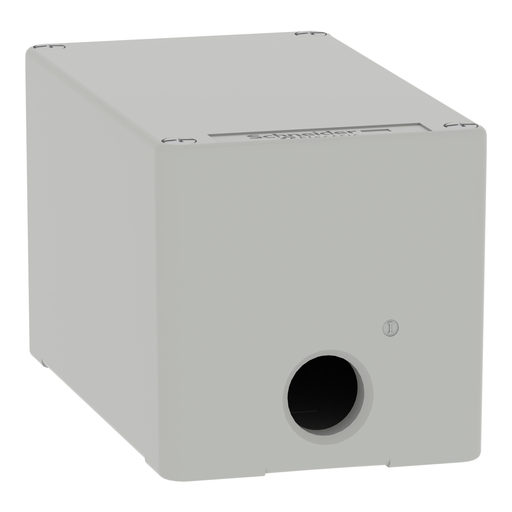 Mayer-DDS-Die cast empty control station, Harmony XAP, XB2 SL, zinc alloy, grey, M20, undrilled, 80x130x77mm, UL cULus-2