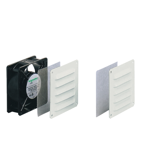 Mayer-DDS-Climasys forced vent. 54 m3/h, 230V, 2 metal grilles and 2 anti-insect filters-1