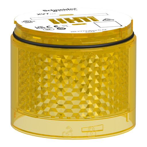 Mayer-DDS-Light Module, Harmony XVB7 Modular Tower Light, Yellow, Ø70mm, Steady, Colored Lens-1