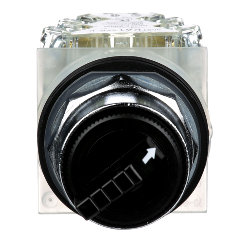 Mayer-DDS-30mm Push Button, Type K, selector switch, 2 position, black knob, 1NO and 1 NC-2