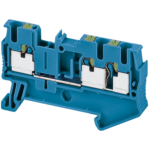 Mayer-DDS-Terminal block, Linergy TR, push-in type, feed through, 3 points, 2.5mm², blue, set of 50-1
