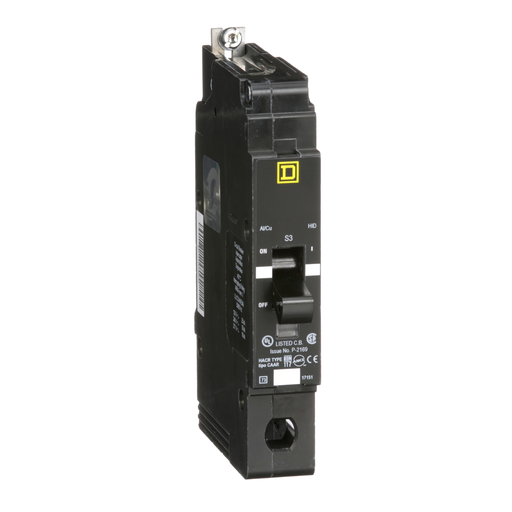 EDB14035 - Mini circuit breaker, E-Frame, 35A, 1 pole, 277VAC, 25kA max, bolt on [TAA]