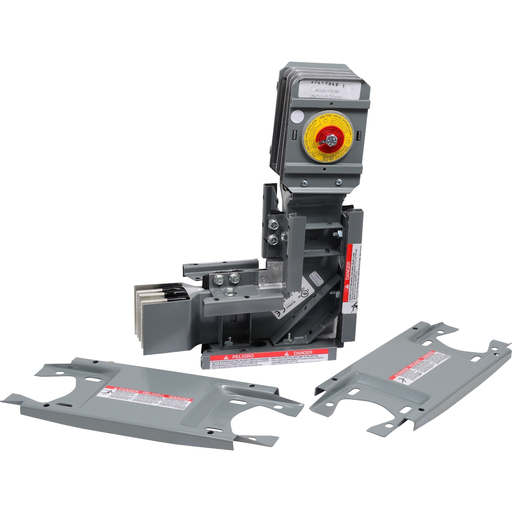 Mayer-DDS-Elbow, I-Line Busway, 1000A, 600VAC, 3 phase, 4 wire, integral ground bus, edge, vert, Al, 11in x 11in [TAA]-1