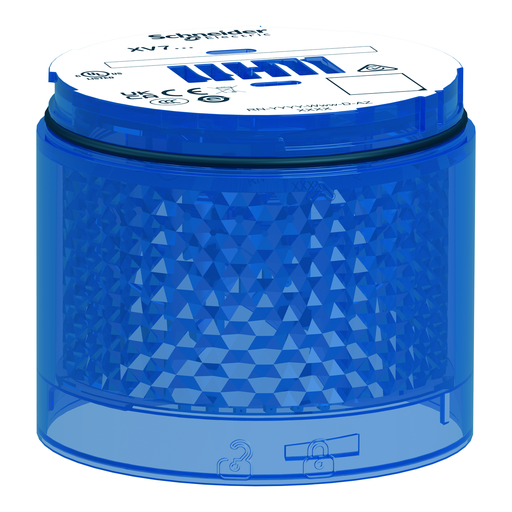 Mayer-DDS-Light Module, Harmony XVB7 Modular Tower Light, Blue, Ø70mm, Steady, Colored Lens-1