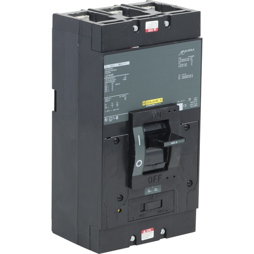 Mayer-DDS-Circuit breaker, LA, 400A, 3 pole, 600VAC, 22kA, 250VDC, unit mount, thermal magnetic-1