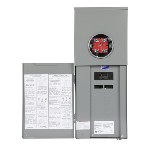 Mayer-DDS-Homeline All In One combination service entrance device, ringed socket, no bypass, OH, 200 A, 10 kA, 20 spaces-2