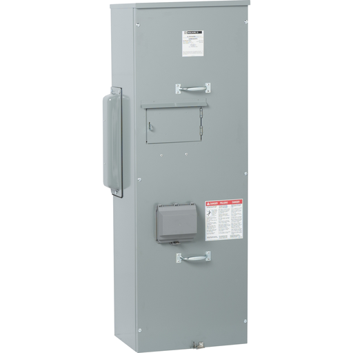 Mayer-DDS-Main fusible (Class T) switch unit, EZ Meter-Pak, 600A, 240VAC max, 3ph/4W, 600A bus, OH/UG, Type 3R-1