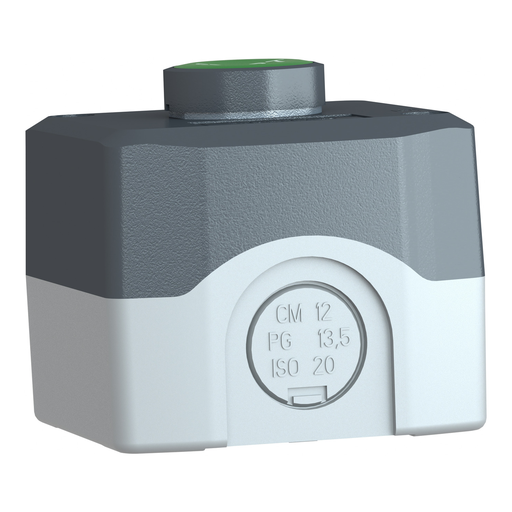 Mayer-DDS-Control station, Harmony XALD, XALK, plastic, dark grey, 1 green flush push button marked START, 22mm, spring return, 1 NO, UL CSA certified-2