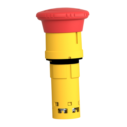 Mayer-DDS-Monolithic emergency stop, Harmony XB7, plastic, red mushroom 40mm, 22mm, latching turn to release, 2NC-2