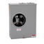 Meter socket, ringless, 1 phase, 3 wire, 200A, 4 jaws, 600VAC max, Series A, no bypass, no jaw release