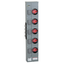 Branch unit, EZ Meter-Pak, 125A, 5 x 5 jaw sockets, 208Y/120VAC, no bypass, ringed, 800A Al busbar, special