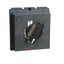 Circuit breaker accessory, PowerPacT L, handle, rotary, direct mounted, black