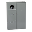 All in one, Homeline, CSED, ringed socket, 400A, semi flush mount, 30 spaces, 40 circuits, 25kA SCCR, no bypass