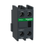 TeSys Deca, auxiliary contact block, 1 NO and 1 NC, top mount, screw clamp terminals, for LC1D09 to LC1D150 contactors