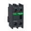TeSys Deca, auxiliary contact block, 2 NO, top mount, screw clamp terminals, for LC1D09 to LC1D150 contactors