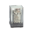 Plug in relay, Type KU, blade, 0.33 HP at 120 VAC, 10A resistive at 120 VAC, 8 blade, DPDT, 2 NO, 2 NC, 120 VAC coil