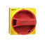 Disconnect switch, TeSys VLS, recessed rotary handle, screw mounting, 65x65mm, red handle, 5mm shaft