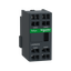 IEC contactor, TeSys Deca, auxiliary contact block, 2 NO, front mounting, spring terminals