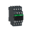 IEC contactor, TeSys Deca, nonreversing, 40A resistive, 4 pole, 4 NO, low consumption 24VDC coil, open style