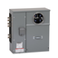 Branch unit, EZ Meter-Pak, 225A, 1 x 5 jaw socket, 120/240VAC, test block bypass, ringed, 1200A Al/Cu busbar