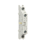 Disconnect switch, TeSys VLS, auxiliary contact block, 1 normally closed and 1 normally open, DIN rail
