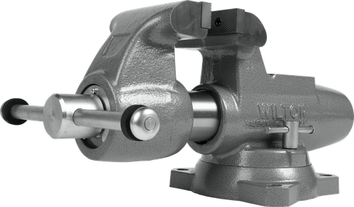 Machinist 5” Jaw Round Channel Vise with Swivel Base